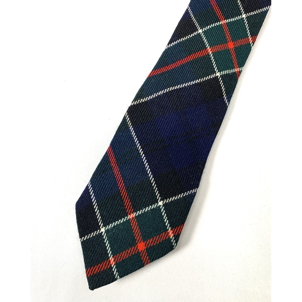 Lochcarron Scottish Wool Necktie Colquhoun Modern Tartan 2 5/8 X 55 Narrow
